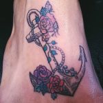 Anchor Pink Tattoo Hervey Bay